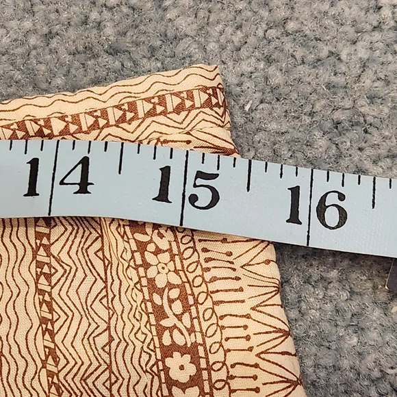 NWT Jones Wear A-line full pleated skirt geometric pattern Size 10 - Picture 9 of 11